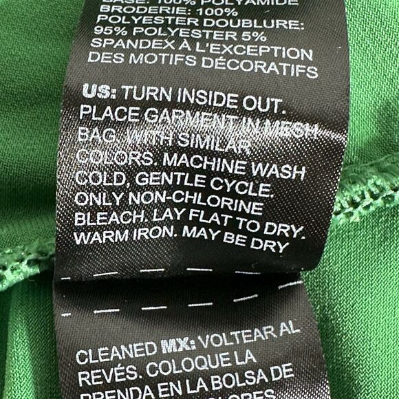 White House Black Market Green Lace Blouse - Picture 14 of 14